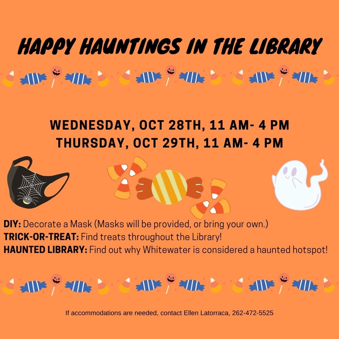 Happy Hauntings in the library promotional image